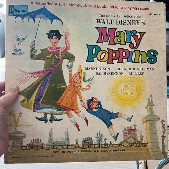 Disney Other - Walt Disney’s Mary Poppins Vintage 1964 Album/Book